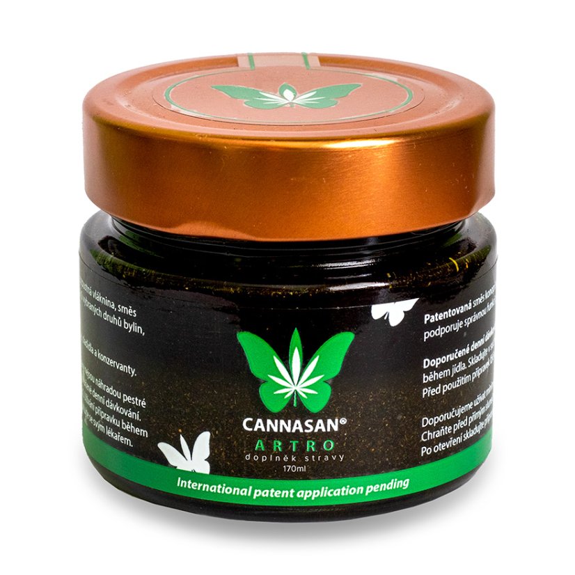 Cannasan ARTRO 170ml - Hrubost mletí: Jemně mletý
