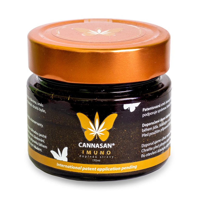 Cannasan IMUNO 170ml - Hrubosť mletia: Hrubě mletý